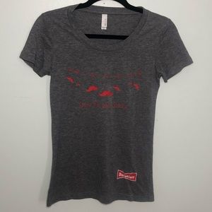 Budweiser Show me your Stache tee shirt